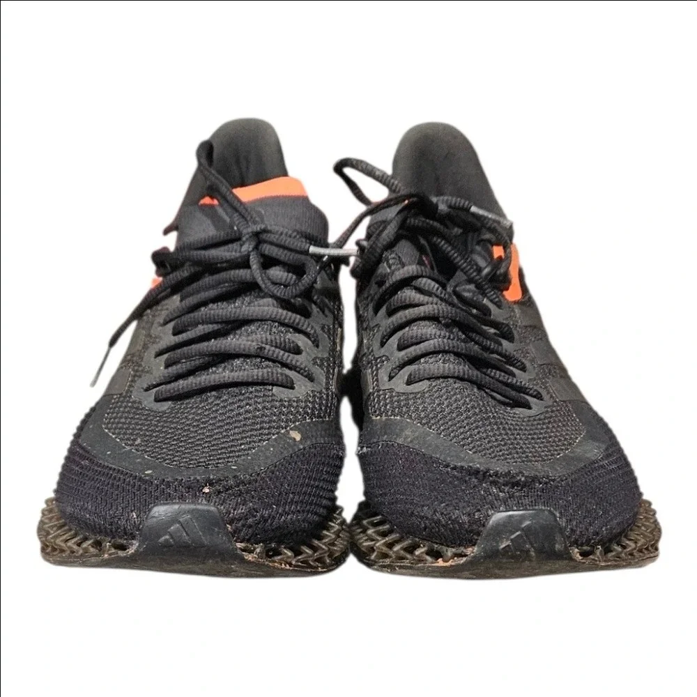 Adidas 4DFWD 2 Mens Running Shoes Size 11 Black Solar Orange GZ6943